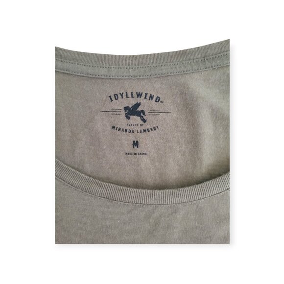 Idyllwind olive sleeveless tank top Women's size medium EUC - Picture 8 of 14